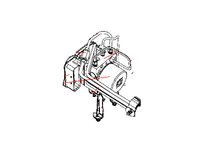 Mopar 68067395AA Anti-Lock Brake System Module