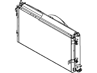 Mopar 5143537AB Cooler-CONDENSER And Aux Toc