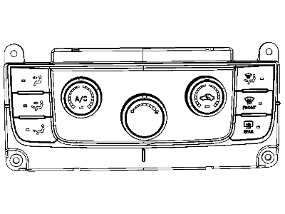 Mopar 55111833AK Air Conditioner And Heater Control