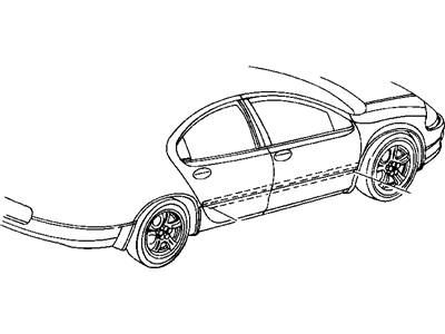 Mopar 5066129AA Seal B-Pillar