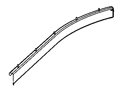 Mopar 4894912AB Track-Sliding Door