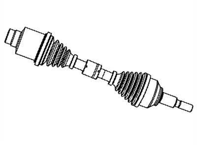 Mopar 5273546AE Drive Axles-Axle Assembly