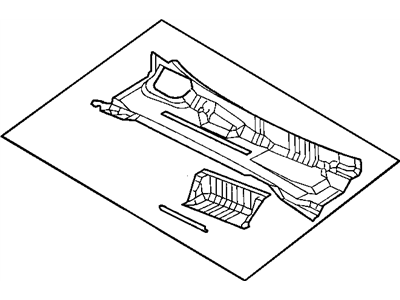 Mopar 55255708AE COWL PLENUM Lower