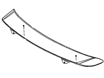 Mopar 1CA06TZZAB Spoiler-Rear Air Dam