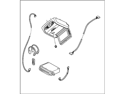 Mopar 82207918 Media Sys-Monitor With Dvd