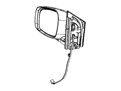 Mopar 5113261AL Mirror-Outside Rearview