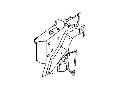 Mopar 4865000AA Bracket-Dash To Upper PLENUM