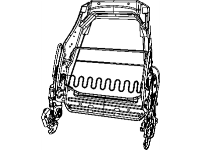 Mopar 5175650AA Frame-Front Seat Back