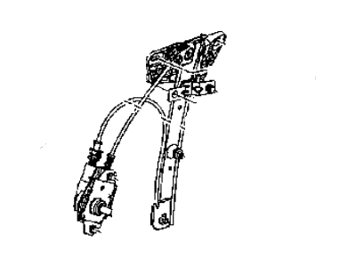 2002 Dodge Neon Window Regulator - 5008036AJ