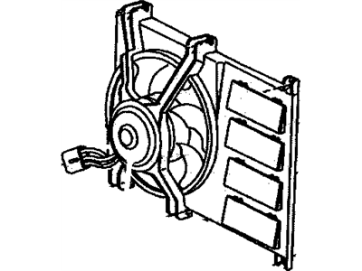 2001 Dodge Viper Engine Cooling Fan - 4854720AA