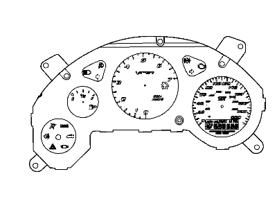 Dodge Speedometer - 5030486AC