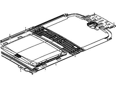 Mopar 5093946AB Motor-SUNROOF