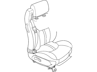 Mopar PS751WA Insert-HEADREST