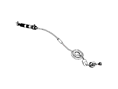 Mopar 68024360AA Automatic Transmission Shifter Cable