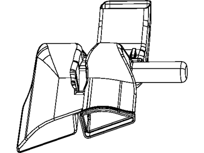 Mopar 4891893AA Fuel Fresh Air Duct