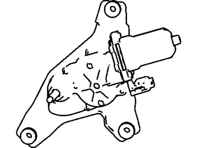 2014 Dodge Durango Wiper Motor - 55079212AA