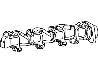 Mopar 53032198AE Exhaust Manifold