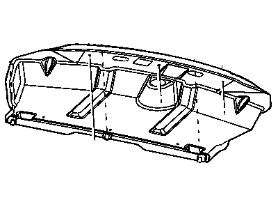 Mopar 4628913AB SILENCER-Shelf Extension