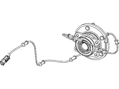 Mopar 5154230AF Sensor-Wheel Speed