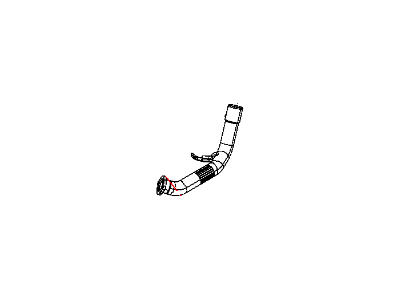 2012 Dodge Journey Exhaust Pipe - 68090620AB