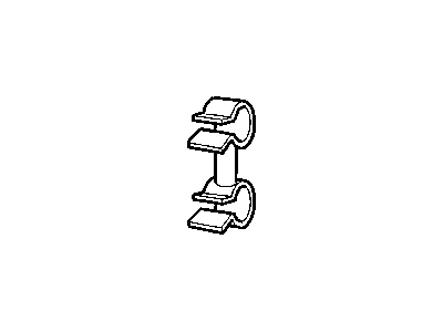 Mopar 4683774AA RETAINER-Parking Brake Cable