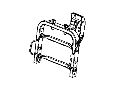 Mopar 68049980AA Frame-Rear Seat Back