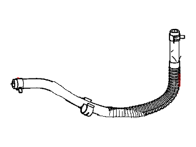 2013 Ram 2500 Power Steering Hose - 68143663AA