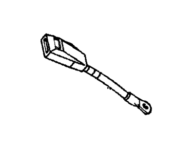 Mopar 5GA131AZAA Front Inner Seat Belt