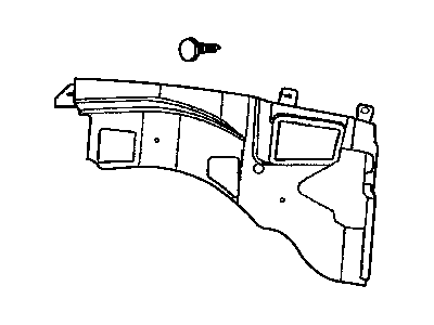 Mopar 55276850AA Shield-Air Intake