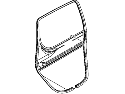 Mopar XW44XXXAB WEATHERSTRIP-Rear Door Opening