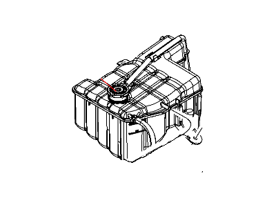 Mopar 55116873AD Bottle-COOLANT Recovery