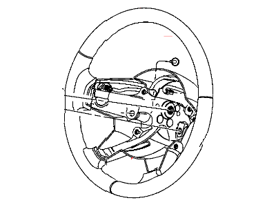 2007 Jeep Commander Steering Wheel - 1HA52ZJ8AA