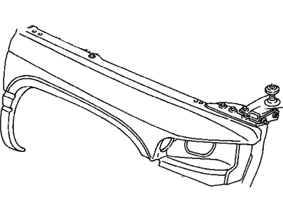 1999 Dodge Ram 3500 Hood Hinge - 55076271AC