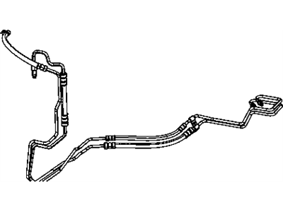 Chrysler Town & Country Power Steering Hose - 4862307AA