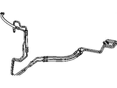 Mopar 4862307AA Hose-Power Steering Pressure And