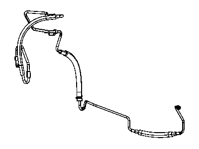 2009 Dodge Grand Caravan Power Steering Hose - 4862304AA