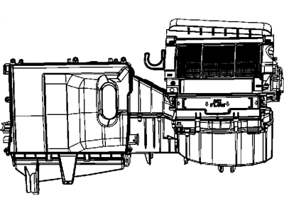 Mopar 68018098AC Housing-Blower Motor