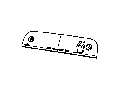 Mopar 55157147AE Lamp-LIFTGATE CHMSL