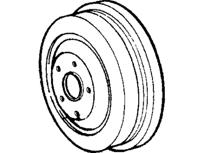 2002 Dodge Ram Van Brake Drum - 52009541AD