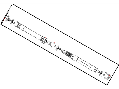 Mopar 52123412AA Rear Drive Shaft