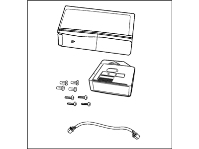 Mopar 82207521 PLYR Kit-Cd Changer - 10 Disc