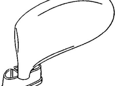 Mopar 4854277AC Outside Rear-View Mirror Left