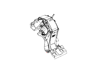 2015 Jeep Compass Automatic Transmission Shifter - 68021388AH