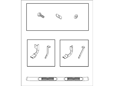 Mopar 82209623AB Step Kit-Tubular Side