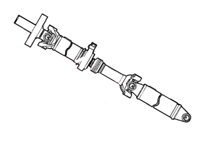 1999 Dodge Ram 3500 Drive Shaft - 52105494AD