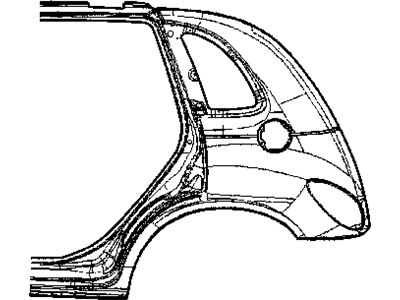 Mopar 5016529AD Panel-Body Side Aperture Rear