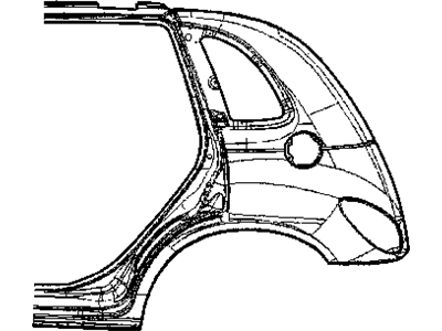 Mopar 5016528AD Panel-Body Side Aperture Rear