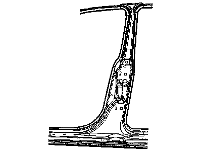 Mopar 5016527AD Panel-Body Side Aperture Center