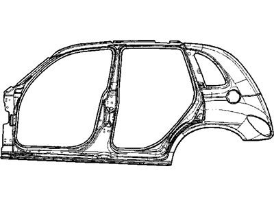 Mopar 4724610AA Panel-Body Side Aperture