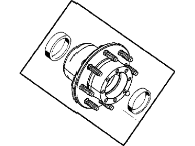 Mopar 52121158AA Wheel Rear Hub Assembly